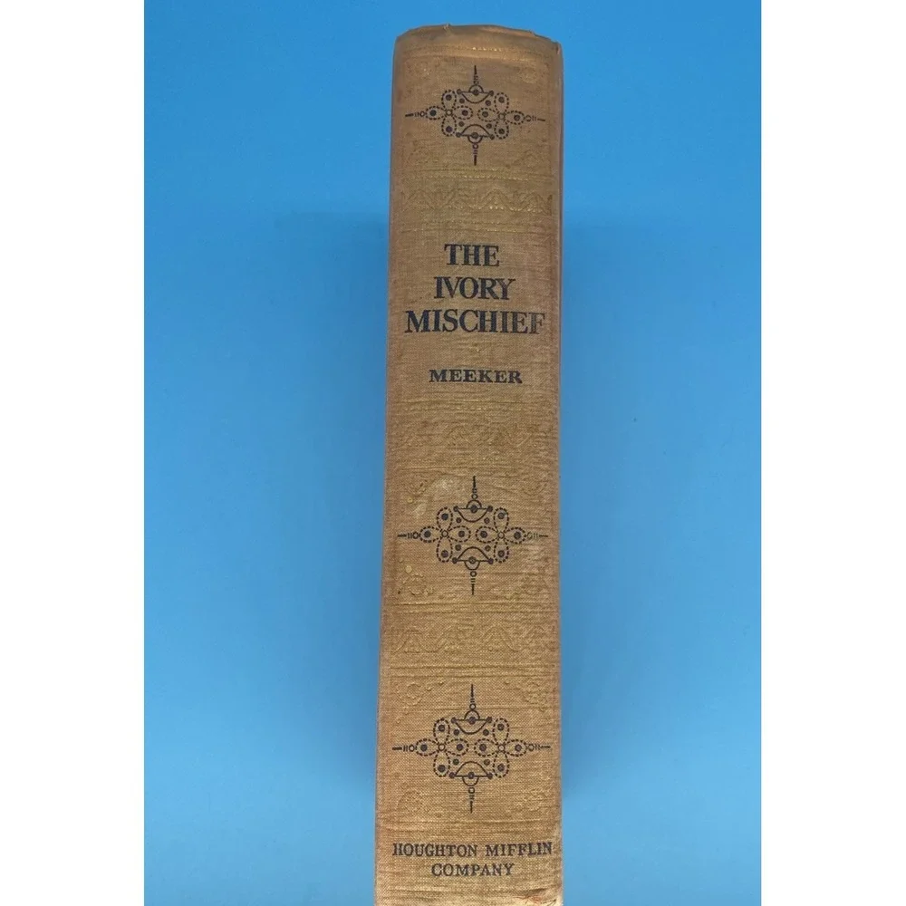 The Ivory Mischief by Arthur Meeker Jr. ~ Vintage 1942 Hardcover Book Antique